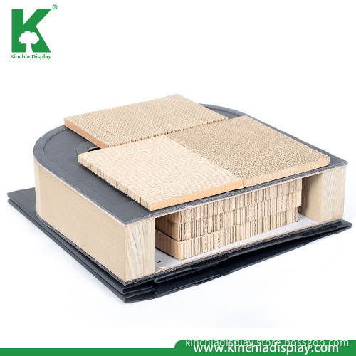 K0160 Folded and Contracted Recycled Corrugated Cat Scratcher House